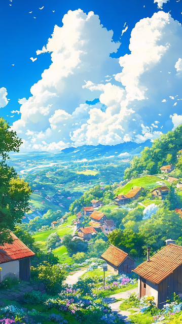 Ai Generiert, Ländliche Landschaft