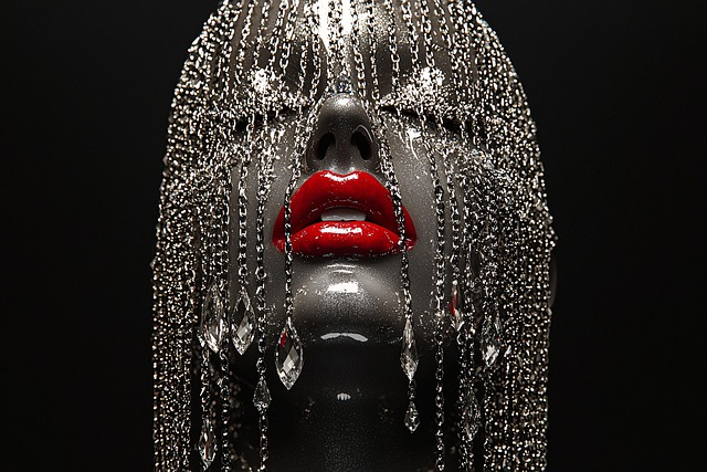 Free ai generated crystal beads illustration