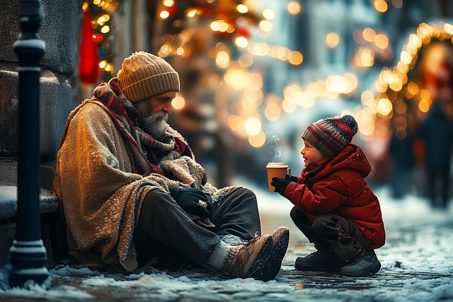 Free ai generated christmas spirit illustration