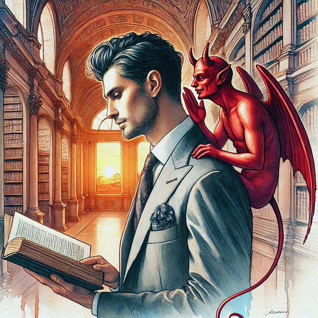 Free Temptation Snake illustration and picture
