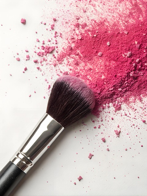 Free ai generated cosmetic brush powder illustration