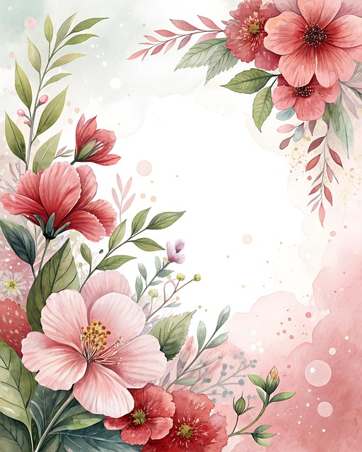 Bakgrunn, Blomster, Anlegg, Ramme