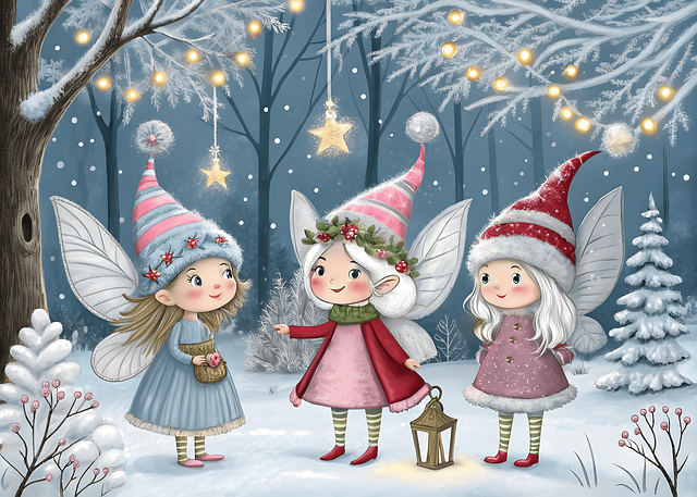 Ai Generiert, Feen, Winter