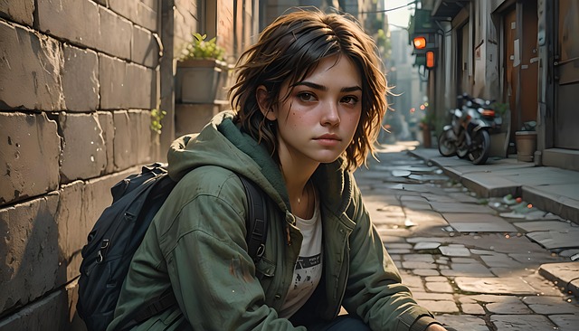 Free ai generated woman pied piper illustration