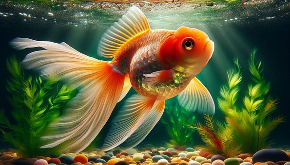 Goldfisch, Fisch, Agua, Natur, Tier