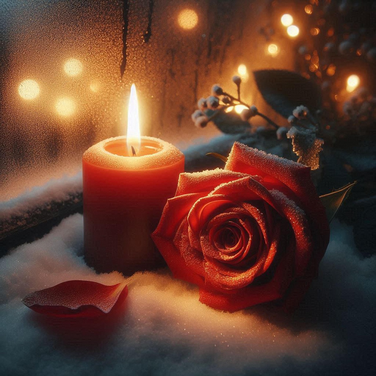 Download free HD stock image of Ai Generated Candle Free ai generated candle advent illustration