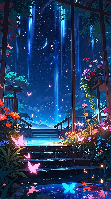 Ai Gerado, Borboletas, Anime, Panorama