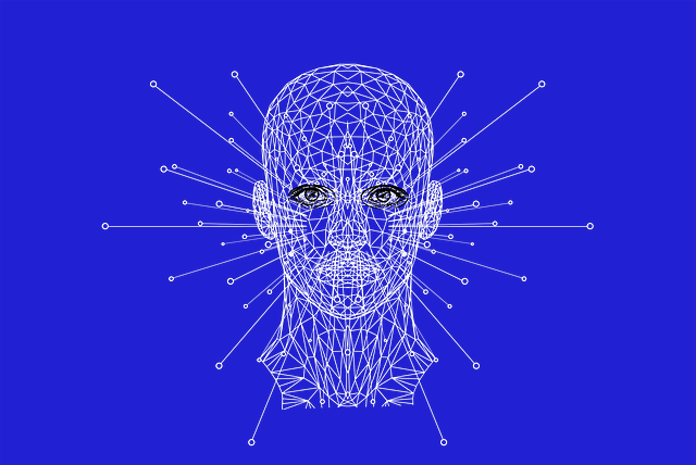 Free artificial technology brain illustration