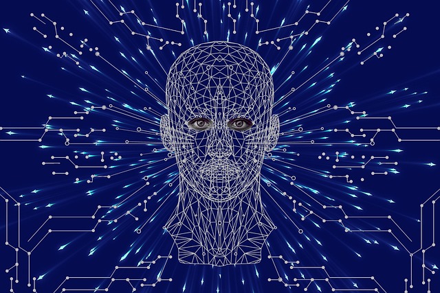Free artificial technology brain illustration