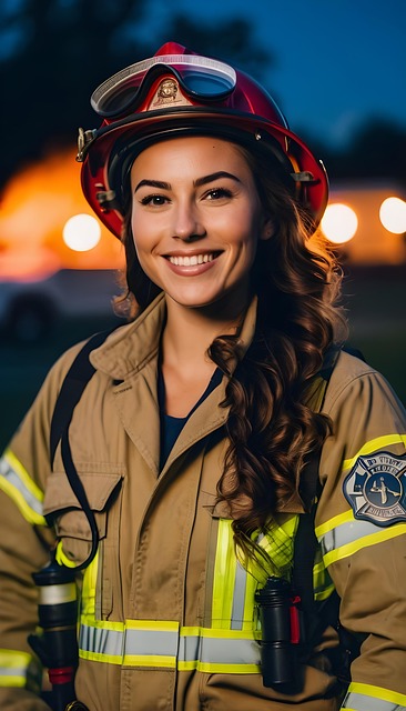 Free ai generated firefighter fireman illustration