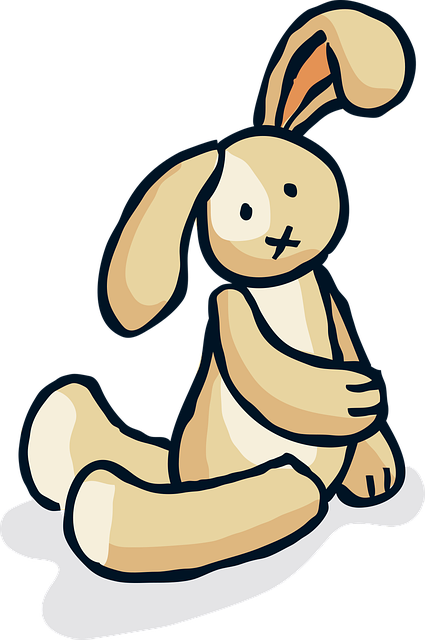 Free toy bunny rabbit vector