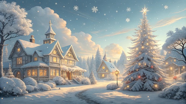 Download free HD stock image of Ai Generated Christmas Free ai generated christmas celebration illustration