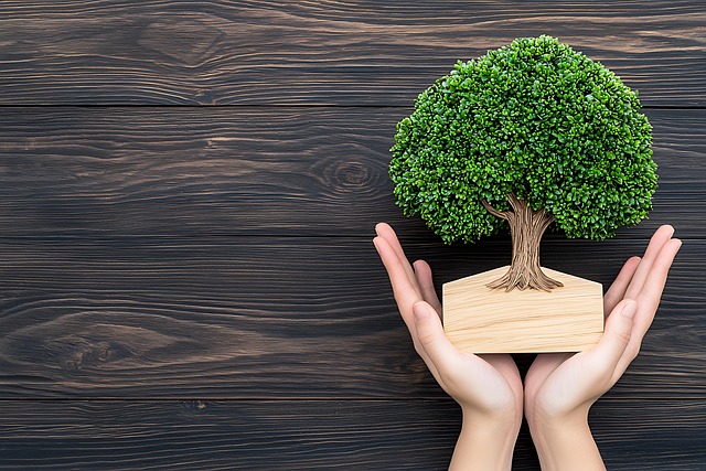 Free ai generated tree miniature illustration