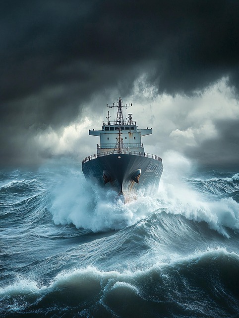 Free ai generated cargo ship illustration
