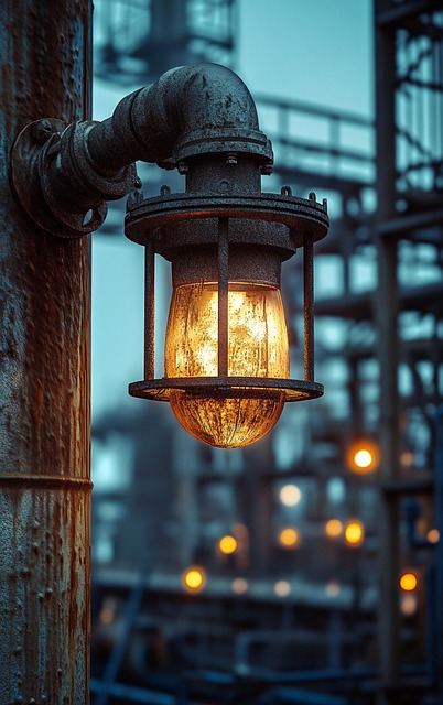 Free ai generated oil refinery illustration