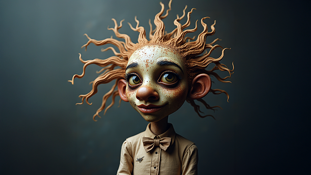 Free ai generated troll fantasy illustration