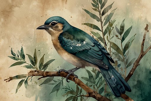 Free Ai Generated Bird illustration and picture