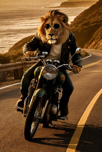 Free Ai Generated Motorcycle illustration and picture