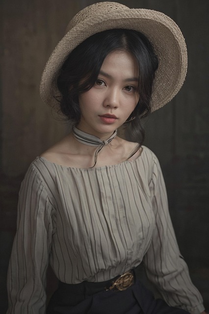 Free ai generated asian woman illustration