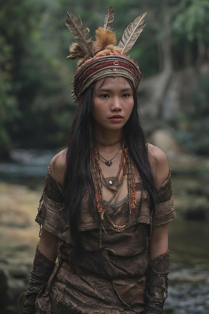Download free HD stock image of Ethnic Tribal Free ethnic tribal people illustration