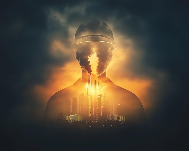 Free ai generated industrial worker illustration