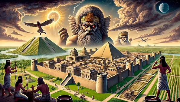 Anunnaki, Enlil, Enki, Sumerisk