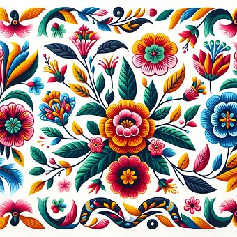 Ai Generiert, Blumen, Muster