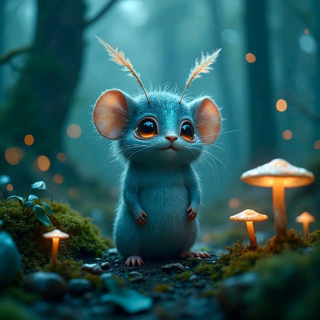 Download free HD stock image of Ai Generated Creature Free ai generated creature forest illustration