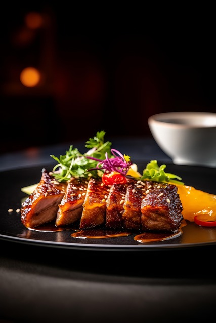 Free ai generated pork cooked illustration