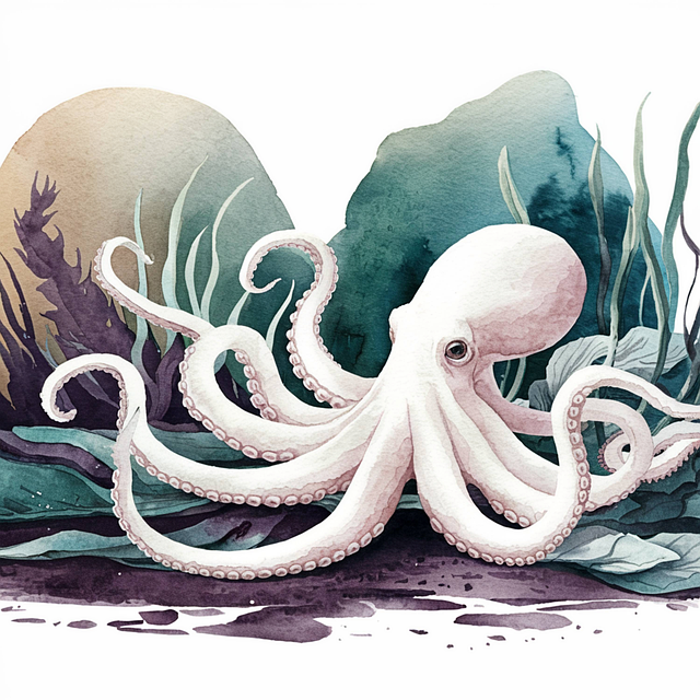 Free ai generated octopus nature illustration
