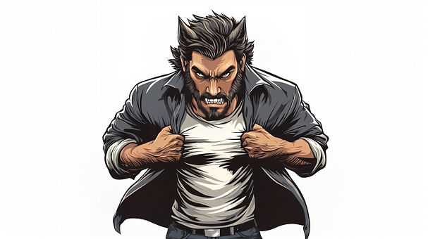 Wolf Mann, Ändern, Werwolf, Verwandeln