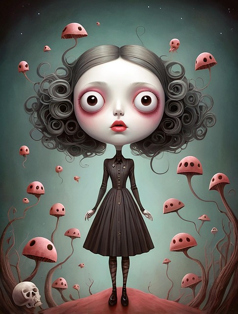 Free ai generated woman fantasy illustration
