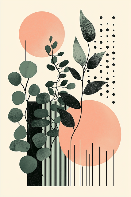 Grafisk, Kunst, Abstrakt, Blomster