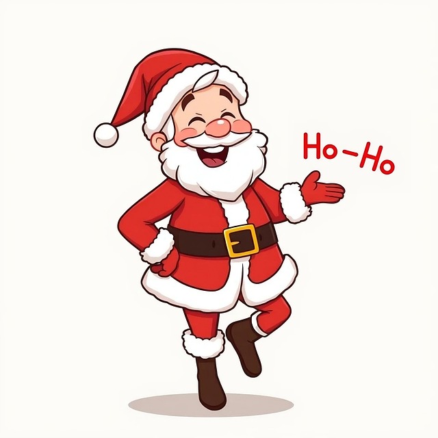 Free ai generated santa christmas illustration
