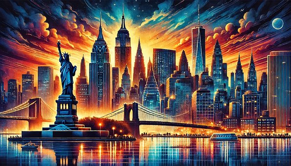 New York, Landskab, New York City