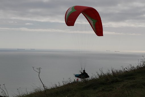 Free Eastbourne Paragliding photo and picture