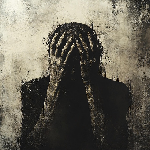 Free ai generated fear despair illustration