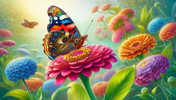 Ai Generiert, Schmetterling, Flügel