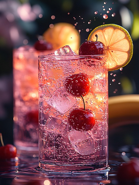 Ai Generado, Limonada, Cereza, Beber