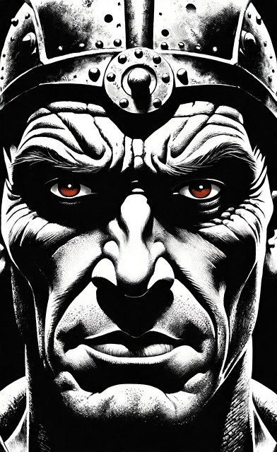 Free ai generated man warrior illustration