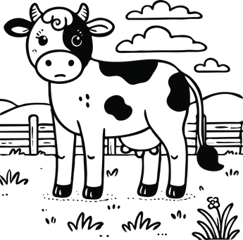 Free Cow Cattle vector and picture