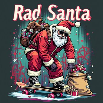 Free Santa Christmas illustration and picture