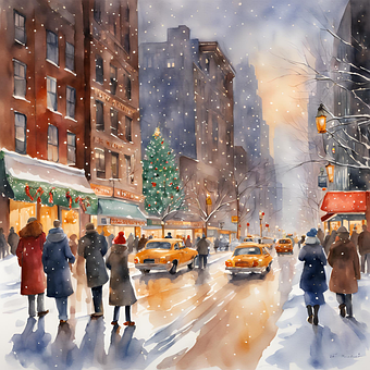 Taxi, Nueva York, Ciudad, Manhattan