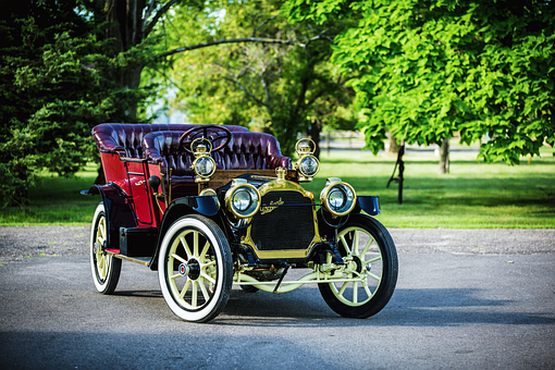 Packard, 1910, Model 18, Touring, Antik