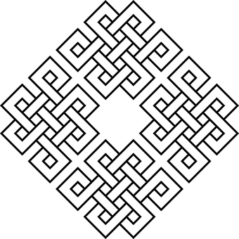 Evig, Knute, Dekorative, Geometrisk