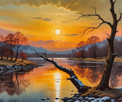 Free Sunset Nature photo and picture