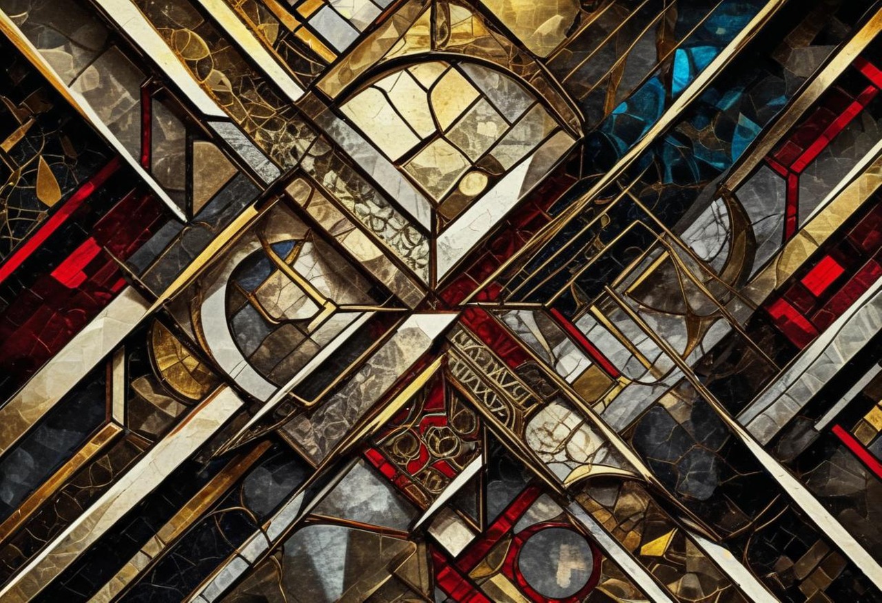 Download free HD stock image of Abstract Glass Free abstract glass analysis of the stained glass image illustration