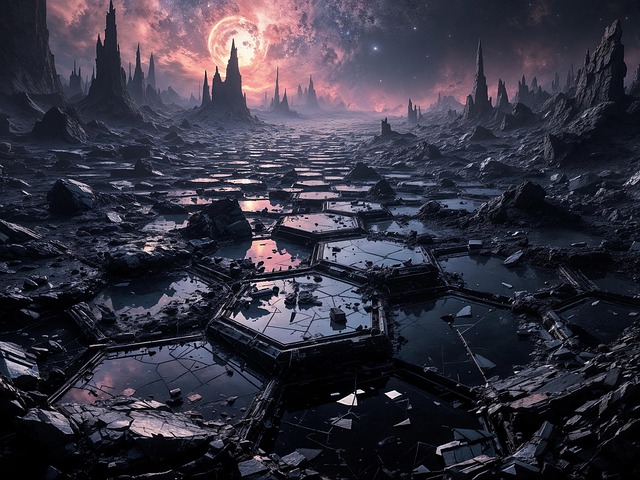 Free planet space asteroid illustration