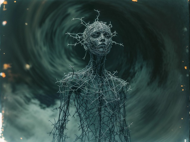 Free ai generated wire barbwire illustration