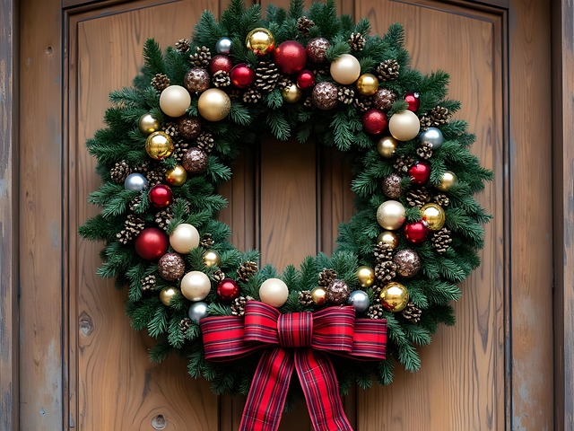Ai Generiert, Weihnachtskranz